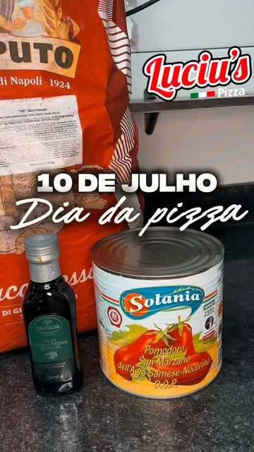 Farinha Caputo, azeite e tomate San Marzano