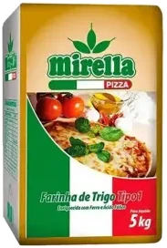 Farinha de trigo tipo 1 Mirella Pizza, 5 kg